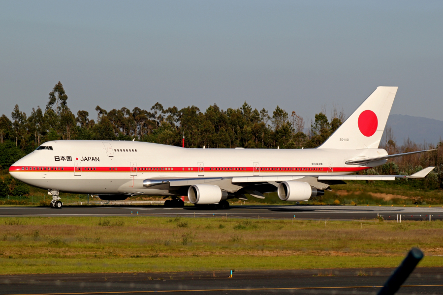 Jeden z dwóch Boeingów 747-400 będących we flocie Japanese Air Force One.